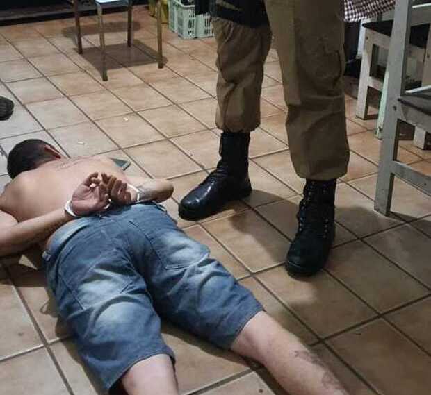 Balneário Piçarras: Foragido da justiça é recapturado pela Polícia Militar no bairro Nossa Senhora da Paz