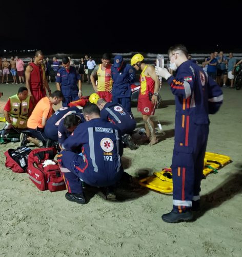 AFOGAMENTO: MULHER MORRE AFOGADA NA PRAIA CENTRAL DE BALNEÁRIO CAMBORIÚ
