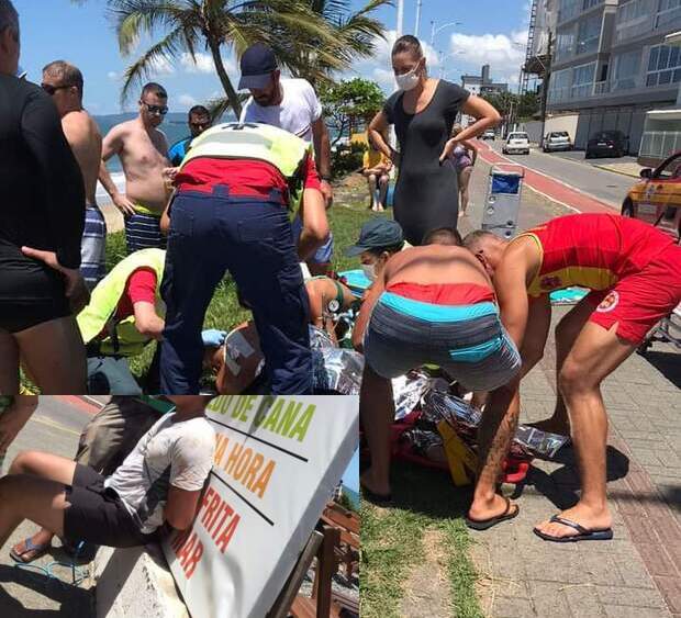 Barra Velha: Homem surta e esfaqueia ciclista na praia do Tabuleiro