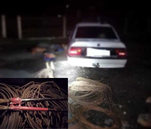Flagrante: Trio é preso após roubar fios de cobre e provocar apagão no Centro de Barra Velha