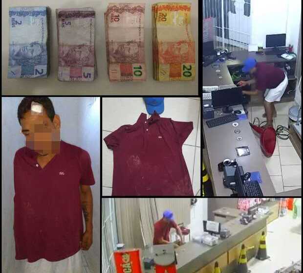 Balneário Piçarras: Ladrão é preso após furtar em loja de roupas no Centro da cidade