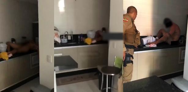 Sem bússola: Invadiu casa de família e dormiu pelado na pia da cozinha, em Porto Belo