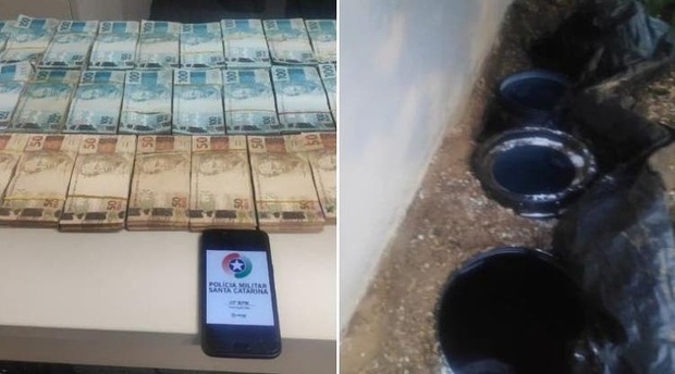 Não era dinheiro de pinga: Homem é preso com quase meio milhão de reais em Navegantes