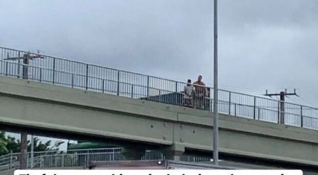Itapema: Policial militar evita suicídio de jovem na BR-101
