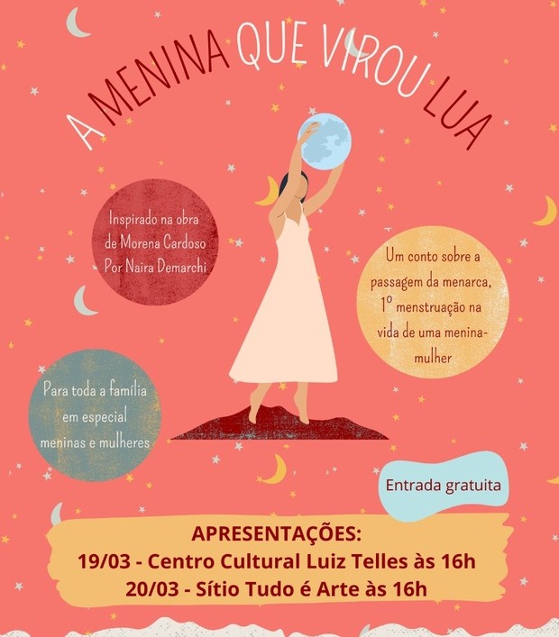 Cultura: Contação de histórias voltadas para o universo feminino é atração neste final de semana em Balneário Piçarras