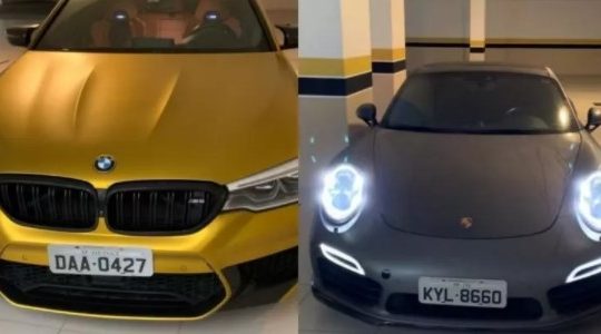 Tráfico de Drogas: Operação da Receita Federal e Polícia Federal apreende três carros de luxo em Balneário Camboriú