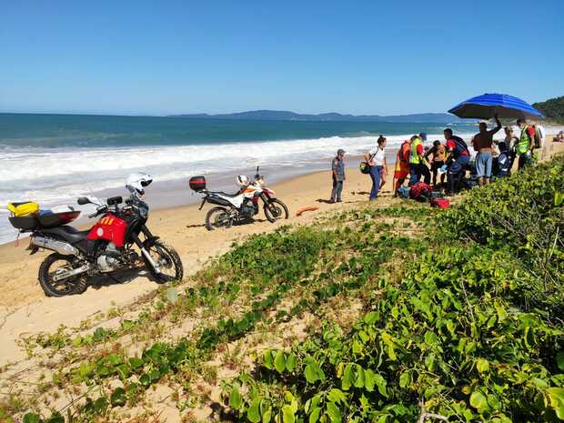 Balneário Camboriú: Homem morre afogado ao entrar sozinho em praia do Estaleirinho