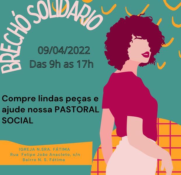 Penha: Pastoral Social da Paróquia Nossa Senhora da Penha promove amanhã Brechó Solidário na igreja Nossa Senhora de Fátima