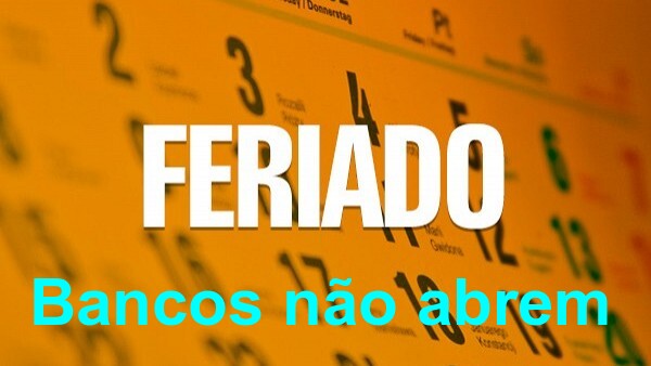Folga - Bancos não abrem na Sexta-feira Santa e nem no feriado de Tiradentes