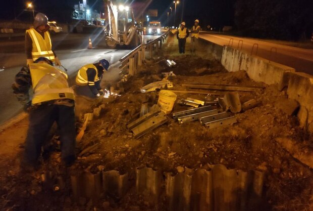 Atenção - DNIT retoma obras do viaduto da BR-470 sobre a BR-101