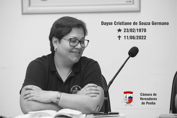 Homenagem Póstuma – Servidora pública da Câmara de Vereadores de Penha será homenageada na Sessão Ordinária de hoje