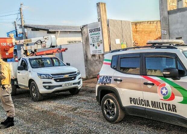 Fio de Cobre – Polícia Militar desencadeia Operação contra furtos e receptação de fiação elétrica