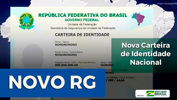 Governo confirma data para emissão do novo RG