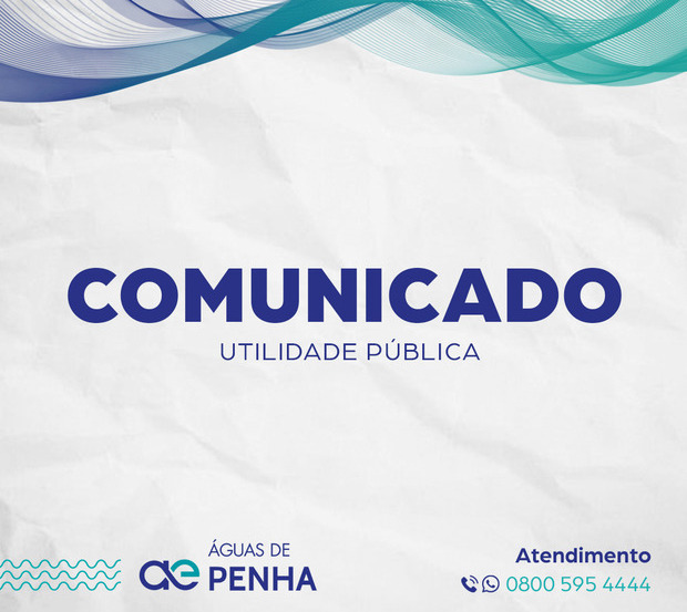 Manutenção emergencial da ETA Penha afeta abastecimento em bairros de Penha