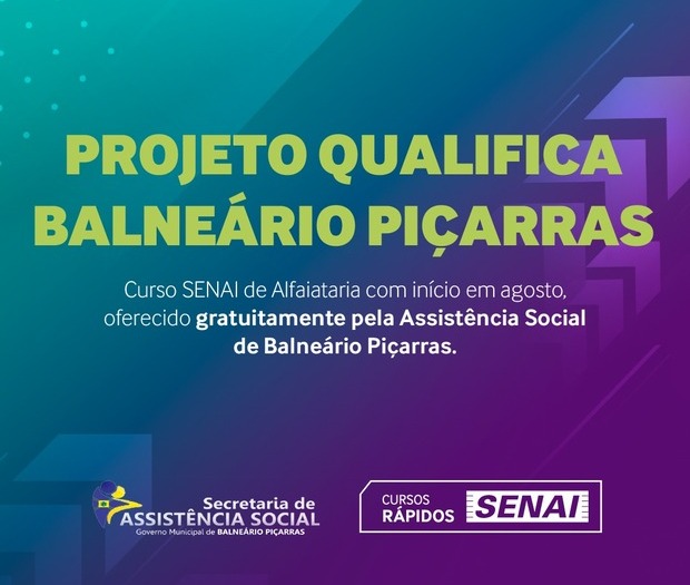 Balneário Piçarras - Assistência Social oferta Oficina de Alfaiataria