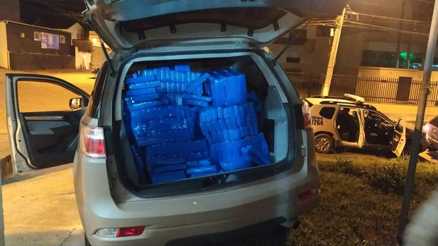 Na Margem Esquerda – Trio é preso com cerca de 400 quilos de maconha em Gaspar