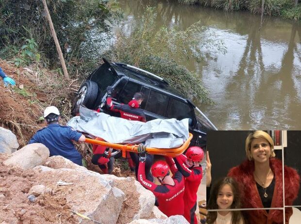Tragédia - Corpo de menina de Jaraguá do Sul desaparecida é encontrado em carro em rio Palmeiras na cidade de Rio dos Cedros