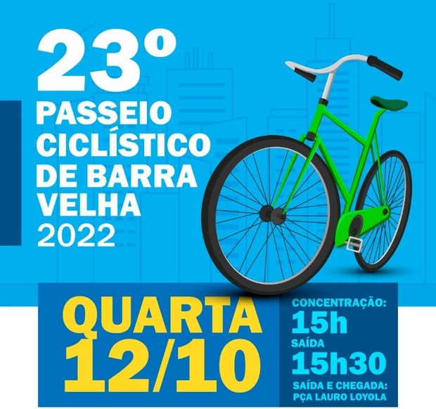 Pedalando: Acontece amanhã o 23º Passeio Ciclístico de Barra Velha