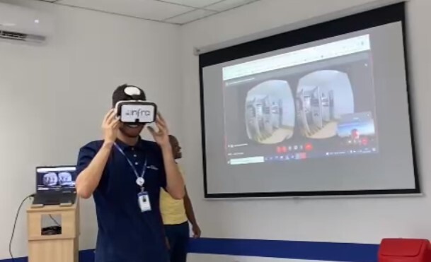 Óculos de visão tridimensional: Águas de Penha inova visitas técnicas com o auxílio da tecnologia