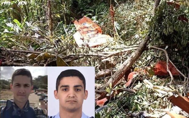 Queda fatal – Identificados os tripulantes do avião da FAB que caiu em Canelinha