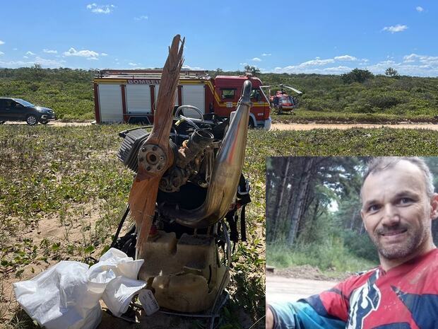 Barra Velha – Piloto de paramotor morre ao cair na praia da Península