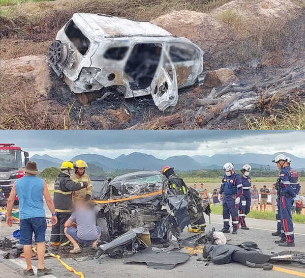 Na BR-280 – Identificadas as três vítimas do acidente do bairro Poço Grande em Guaramirim