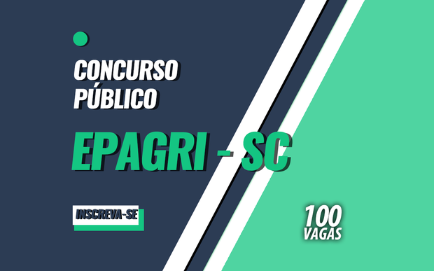 Oportunidade - Epagri promove novo Concurso Público com 100 vagas