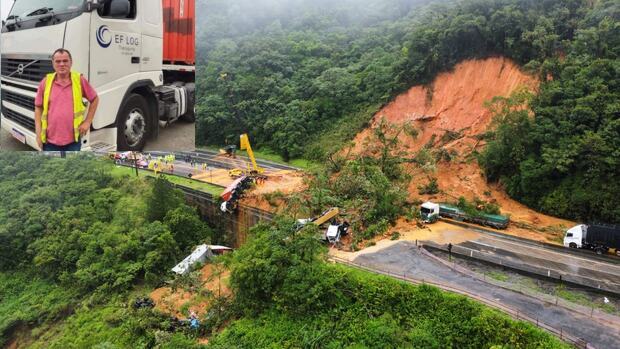 Deslizamento na Serra - Identificada primeira vítima da tragédia na BR-376
