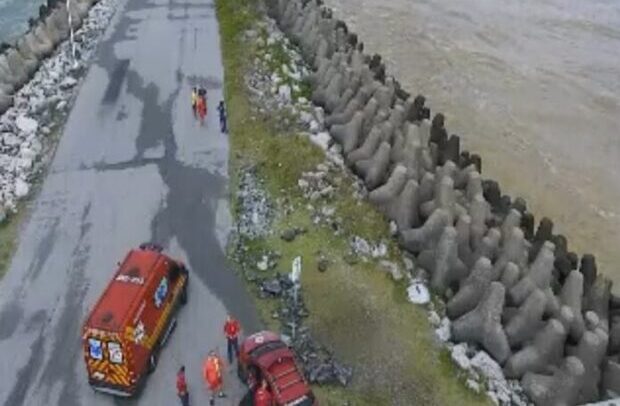 Navegantes – Bombeiro Militar desaparece durante resgate de corpo boiando no Rio Itajaí-Açu