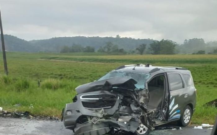 Ilhota - Motorista de 34 anos morre em acidente na BR-470 no bairro Barranco Alto