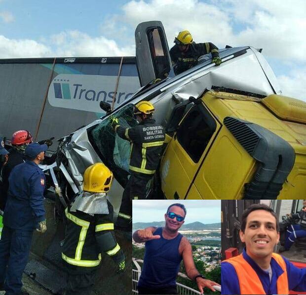 Engavetamento Fatal - Identificados os dois mortos no acidente na BR-101, em Araquari