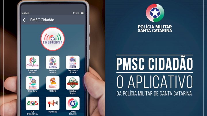 Coronavírus: Aplicativo PMSC lança novas funções para combate a COVID-19