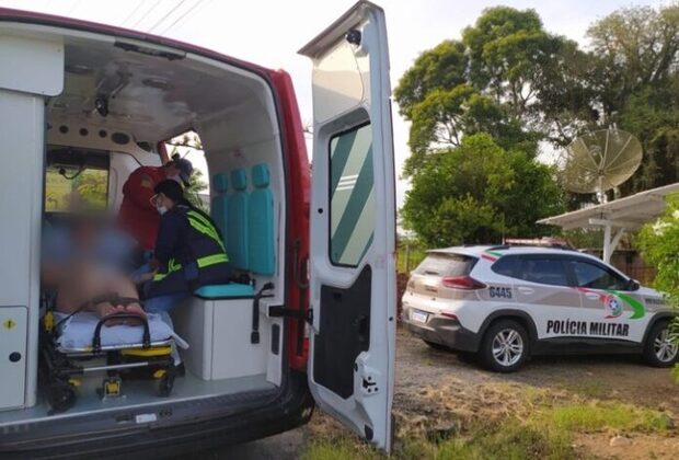 São João do Itaperiú – Homem é preso após espancar gestante de 24 semanas