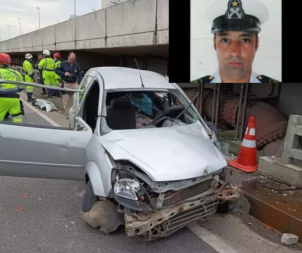 Balneário Camboriú - Motorista arremessado pra fora de carro em acidente morreu no hospital