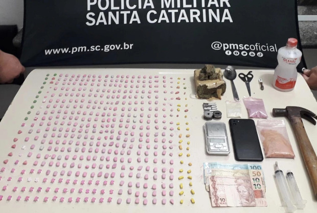 Traficante que fabricava ecstasy é preso em festa de casa noturna no bairro Vila Nova
