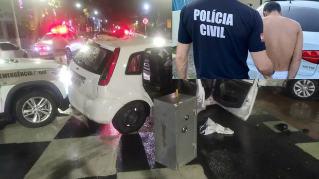 Blumenau - Polícia Civil prende quarto suspeito de envolvimento no assalto da farmácia Panvel