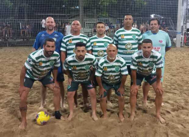 Areião 2023 – Noite de goleadas pela categoria Veteranos no Beach Soccer de Penha