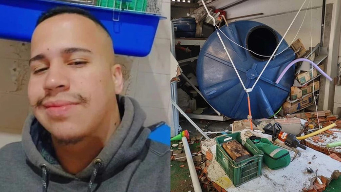 Rio do Sul - Identificado jovem que morreu após queda de caixa d’água