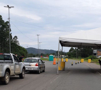 Coronavírus: Penha reabre trânsito na Rodovia Transbeto com barreira sanitária