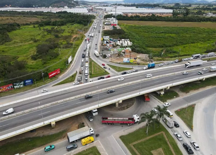 Desistiu - Empresa que faria obra do trevo da BR-101 entre Itajaí e Brusque pede rescisão do contrato