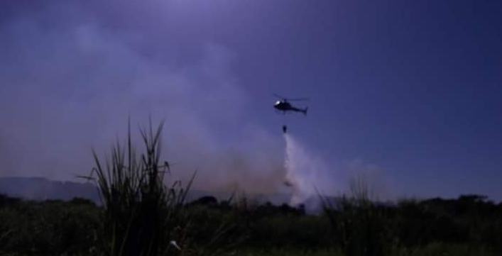 Balneário Barra do Sul: Incêndio destrói mata nativa no bairro Salinas