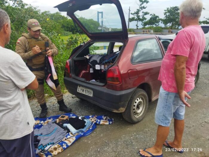 Assalto – Trio é preso em Araquari após assaltar loja no Centro de Balneário Barra do Sul