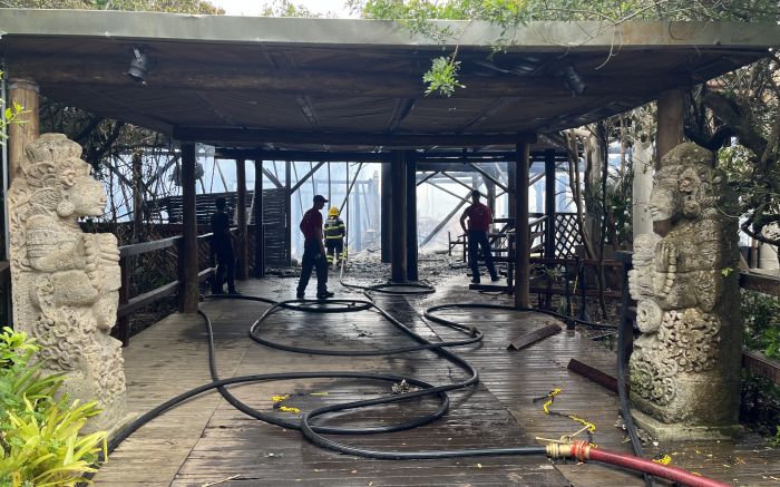 Itajaí - Sistema hidráulico falhou no incêndio na Warung Beach Club, na praia Brava