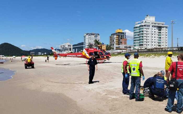 Navegantes – Paranaense de 30 anos morre afogado na praia Central