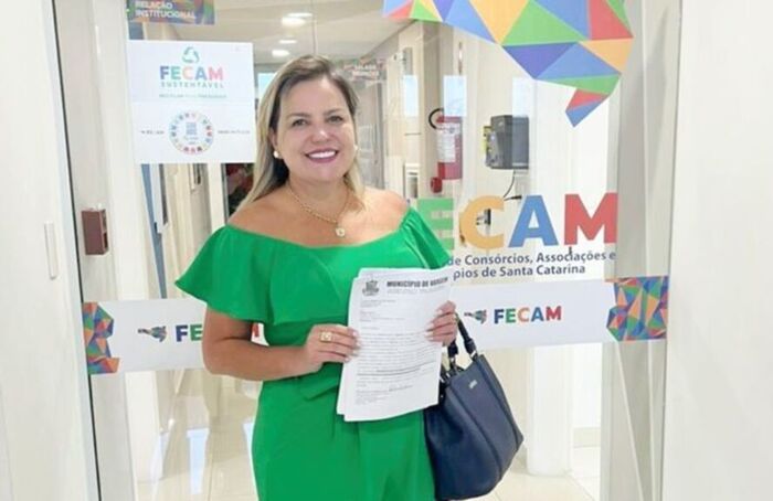 São José – Milena Lopes, prefeita de Vargem, é eleita presidente da Fecam 