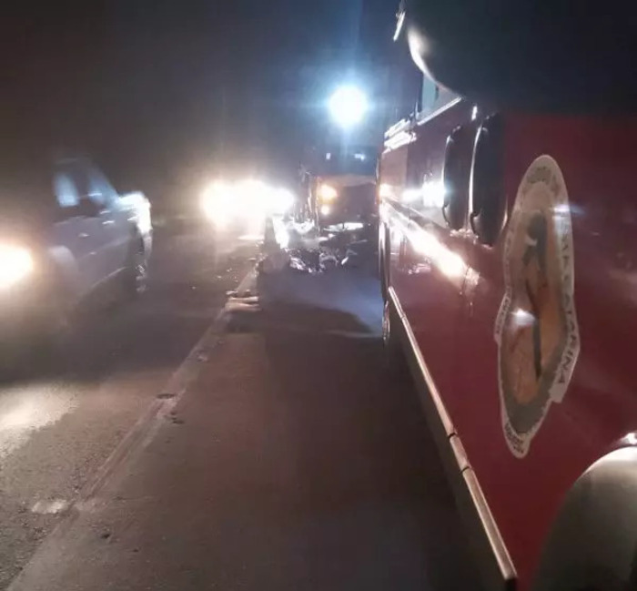 Ilhota - Motociclista morre ao bater em van na BR-470 no Barranco Alto