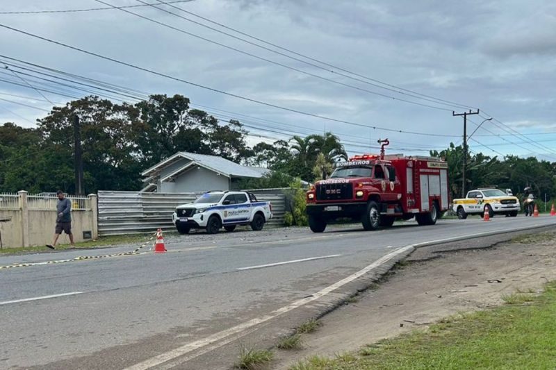 São Francisco do Sul - Mulher indígena morre atropelada na SC-415