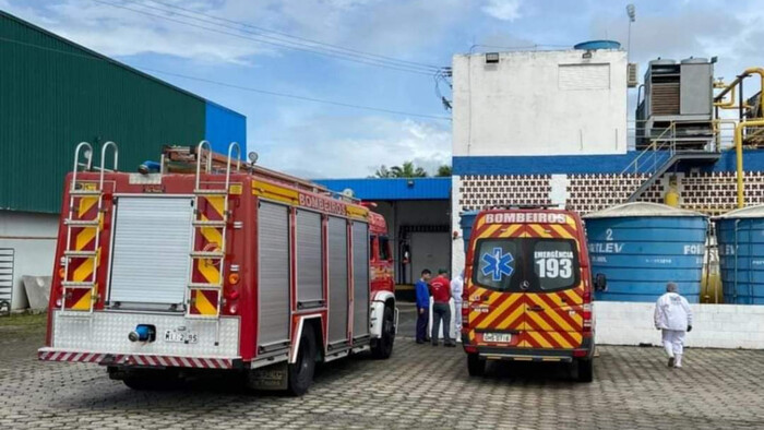 Barra Velha - Vazamento de amônia em empresa de pescados deixa três pessoas hospitalizadas