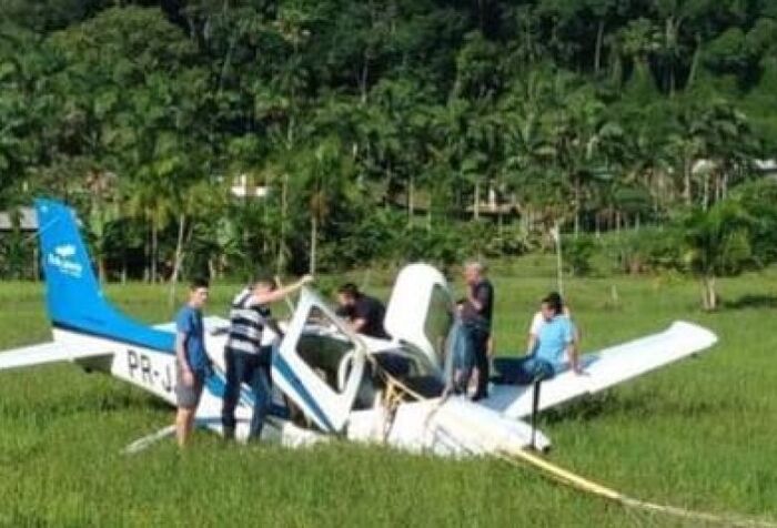 Susto - Avião que caiu em Massaranduba seguia em direção a São Paulo