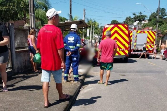 Joinville - Homem morre eletrocutado por betoneira no bairro Profipo